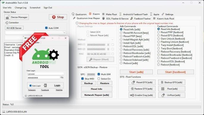 Android Win Tool ( AWT ) Credits